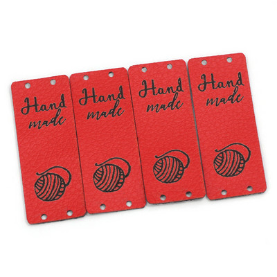 20 ks ručne vyrobených štítkov, visačiek z klbka priadze na oblečenie, ručne vyrobených štítkov z PU kože, visačiek na klobúky, tašky, darčeky, šijacích doplnkov