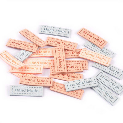 20 kom Flanelette Reljefne naljepnice za pribor za šivanje Odjeća Torbe Oznake Njega Odjeća DIY Ručno izrađeni pribor za rukotvorine 12x35 mm