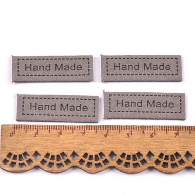 20 kom Flanelette Reljefne naljepnice za pribor za šivanje Odjeća Torbe Oznake Njega Odjeća DIY Ručno izrađeni pribor za rukotvorine 12x35 mm