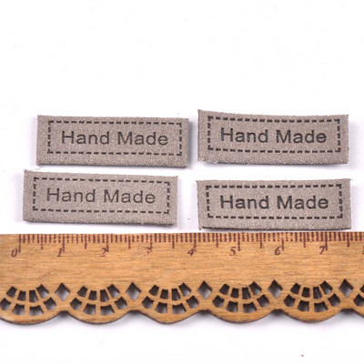 20 kom Flanelette Reljefne naljepnice za pribor za šivanje Odjeća Torbe Oznake Njega Odjeća DIY Ručno izrađeni pribor za rukotvorine 12x35 mm