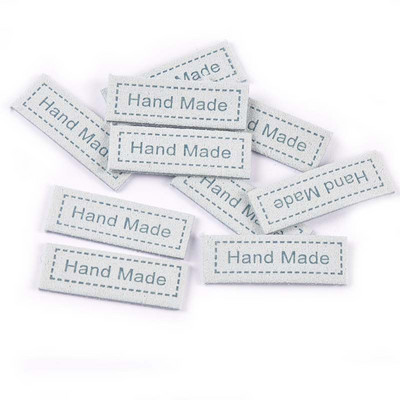 20 kom Flanelette Reljefne naljepnice za pribor za šivanje Odjeća Torbe Oznake Njega Odjeća DIY Ručno izrađeni pribor za rukotvorine 12x35 mm