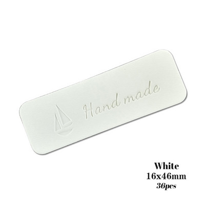 Smeđe kožne značke za odjeću Ručno izrađene male kožne naljepnice Traperice s prilagođenim dječjim imenima Ručno izrađene kožne oznake