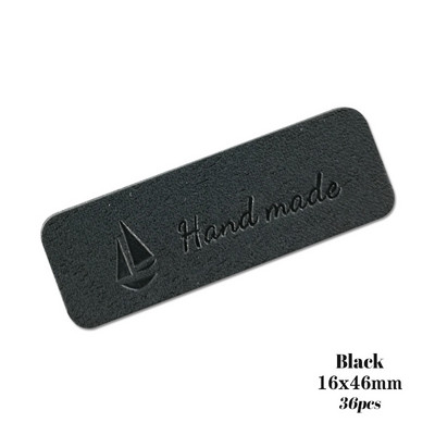 Smeđe kožne značke za odjeću Ručno izrađene male kožne naljepnice Traperice s prilagođenim dječjim imenima Ručno izrađene kožne oznake