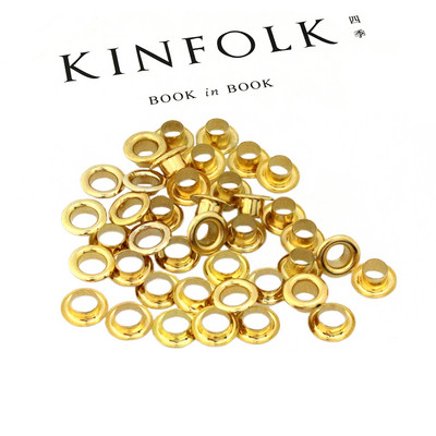 100 kompleta 4 mm mesingana dvostrana ušica s podloškom za pranje, kožna obrtnička ušnica za popravak, okrugli prstenovi za oči, torba za cipele, remen za odjeću, šešir