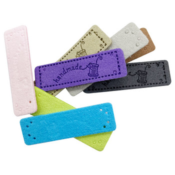Ръчно изработени ръчно шевни етикети за подаръци за дрехи Декоративни кожени етикети за дрехи Ръчно изработени кожени етикети за ръкоделие