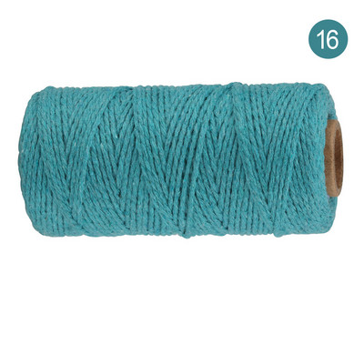 2 mm 100 M makrama aukla, dabīgas kokvilnas savīta mīksta makrama virve mākslas darbiem, piekarināšana pie sienas, augu pakaramie, roku darbs, adīšana