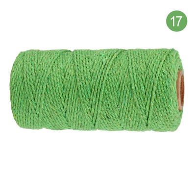 2 mm 100 M makrama aukla, dabīgas kokvilnas savīta mīksta makrama virve mākslas darbiem, piekarināšana pie sienas, augu pakaramie, roku darbs, adīšana