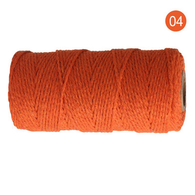 2 mm 100 M makrama aukla, dabīgas kokvilnas savīta mīksta makrama virve mākslas darbiem, piekarināšana pie sienas, augu pakaramie, roku darbs, adīšana