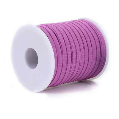 29 de culori 20 m/rolă 5 mm snur solid din lycra frânghie elastică cu cusătură goală bandă din țesătură din fibre de lapte