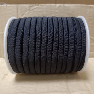 29 de culori 20 m/rolă 5 mm snur solid din lycra frânghie elastică cu cusătură goală bandă din țesătură din fibre de lapte