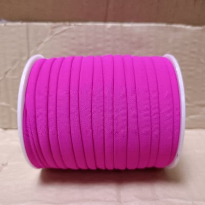 29 de culori 20 m/rolă 5 mm snur solid din lycra frânghie elastică cu cusătură goală bandă din țesătură din fibre de lapte