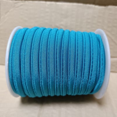 29 de culori 20 m/rolă 5 mm snur solid din lycra frânghie elastică cu cusătură goală bandă din țesătură din fibre de lapte