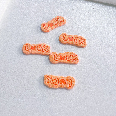 20 komada 1x2,5 mm naljepnice sa slovom u obliku srca sreće za DIY cipele Odjeća Šal Boja slatkiša Oznake odjeće Oznake torbi Pribor za šivanje