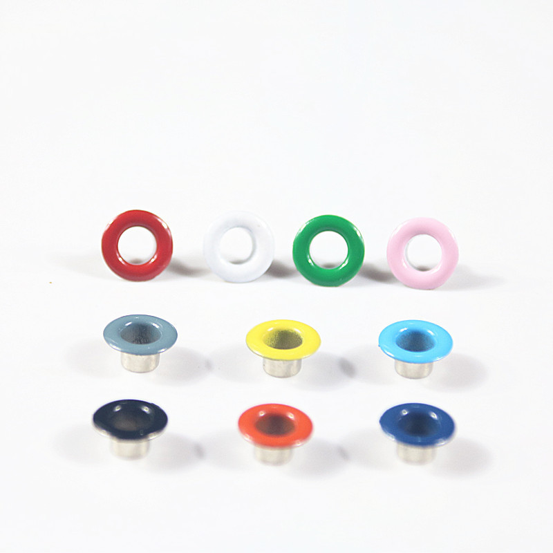 30 kompleta metalnih ušica u boji gumba s ušicama kožni remen za cipele DIY torba za spomenare Oznaka za odjeću s alatima za instaliranje tiska