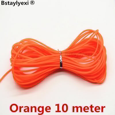 Dekoratívny pamäťový drôt Cover Memory Wire 20 metrov, zmiešané farby, 10 metrov lano, dutá gumená trubica, šnúrka na šperky 2 mm, DIY príslušenstvo