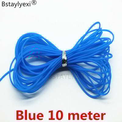 Dekoratívny pamäťový drôt Cover Memory Wire 20 metrov, zmiešané farby, 10 metrov lano, dutá gumená trubica, šnúrka na šperky 2 mm, DIY príslušenstvo