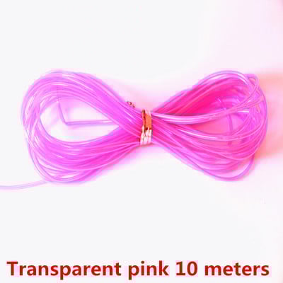 Dekoratívny pamäťový drôt Cover Memory Wire 20 metrov, zmiešané farby, 10 metrov lano, dutá gumená trubica, šnúrka na šperky 2 mm, DIY príslušenstvo