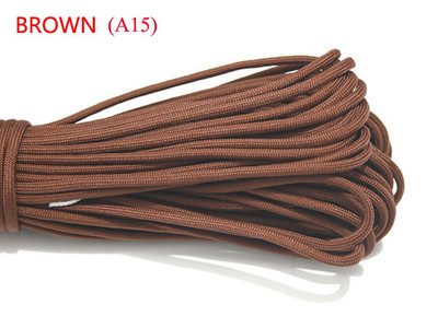 1kom 100FT 27 boja 550 Paracord uže za padobrane Mil Spec Type III jezgra od 7 niti za komplet za preživljavanje, narukvica s kopčom