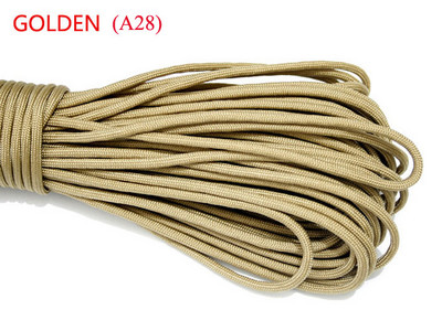1kom 100FT 27 boja 550 Paracord uže za padobrane Mil Spec Type III jezgra od 7 niti za komplet za preživljavanje, narukvica s kopčom