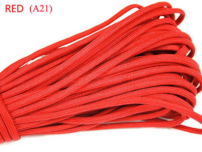 1kom 100FT 27 boja 550 Paracord uže za padobrane Mil Spec Type III jezgra od 7 niti za komplet za preživljavanje, narukvica s kopčom