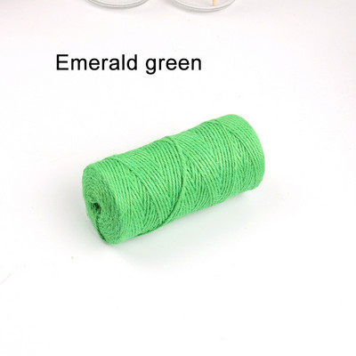 100M/Rola Raznobojna jutena užad Prirodna juta Hessian konop Konop konoplja Pakiranje darova Konci Dekoracija božićnih događaja i zabava