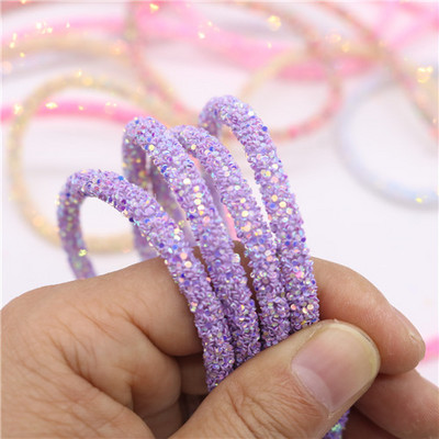 1 jard 6 mm smola svjetlucavo uže cijev kabel šljokice podrezivanje DIY nakit narukvica ogrlica odjeća cipele dekoracija za zabavu vjenčanje