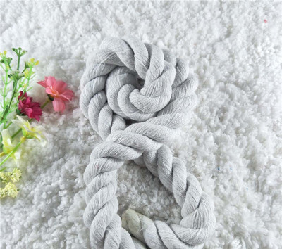 1/2M 20mm susuktas medvilninis virvelė, didelio atsparumo medvilninė virvė, stumiama maišelis Dekoratyvinės virvės „pasidaryk pats“ namų tekstilės diržo dirželis, amatas