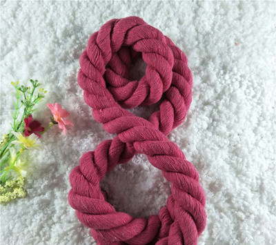 1/2M 20mm susuktas medvilninis virvelė, didelio atsparumo medvilninė virvė, stumiama maišelis Dekoratyvinės virvės „pasidaryk pats“ namų tekstilės diržo dirželis, amatas