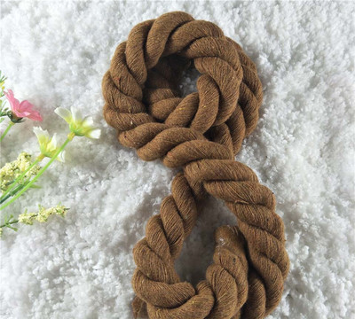 1/2M 20mm susuktas medvilninis virvelė, didelio atsparumo medvilninė virvė, stumiama maišelis Dekoratyvinės virvės „pasidaryk pats“ namų tekstilės diržo dirželis, amatas