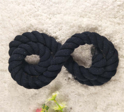 1/2M 20mm susuktas medvilninis virvelė, didelio atsparumo medvilninė virvė, stumiama maišelis Dekoratyvinės virvės „pasidaryk pats“ namų tekstilės diržo dirželis, amatas