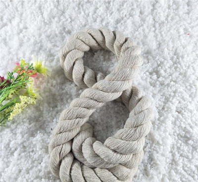 1/2M 20mm susuktas medvilninis virvelė, didelio atsparumo medvilninė virvė, stumiama maišelis Dekoratyvinės virvės „pasidaryk pats“ namų tekstilės diržo dirželis, amatas