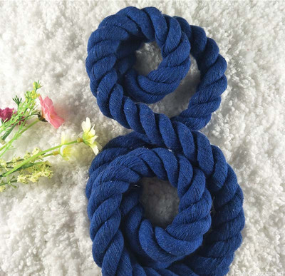 1/2M 20mm susuktas medvilninis virvelė, didelio atsparumo medvilninė virvė, stumiama maišelis Dekoratyvinės virvės „pasidaryk pats“ namų tekstilės diržo dirželis, amatas