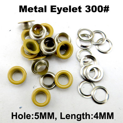 300 TK 5MM helesinise aasaga nööbiga õmblemisriiete aksessuaarid käekoti jalatsite aasad sobivad ME-096
