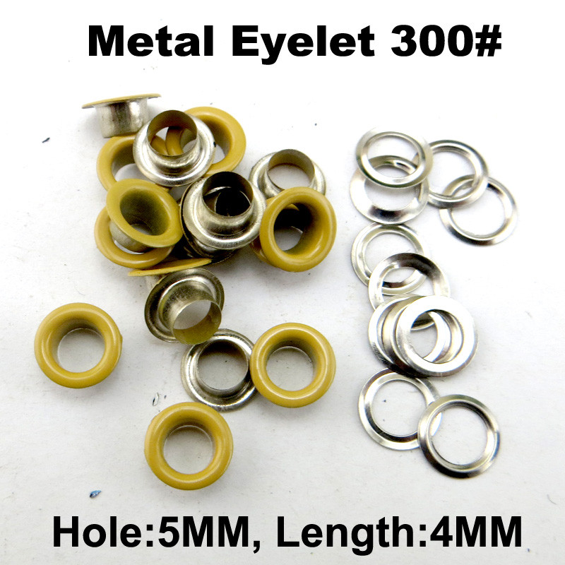 300 TK 5MM helesinise aasaga nööbiga õmblemisriiete aksessuaarid käekoti jalatsite aasad sobivad ME-096