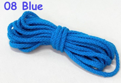 Macaroon soft 5 mm pamučni kabel s osam niti Macrame uže DIY rukotvorina Benang pređa od vlakana umjetnički materijal Dekoracija zidova sobe