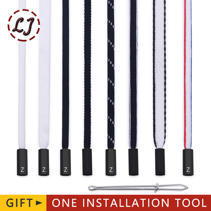 2 komada trenirke Traka s uzicom Metalna glava Sportske hlače Pamučni konop Pojas Hoodies Dodaci DIY pribor za šivanje