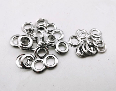 100 készlet 12 mm-es sárgaréz fűzőlyuk alátéttel Bőr kézműves javítógyűrű Fém lyukgyűrű átvezető készlet ruha vászonvarráshoz