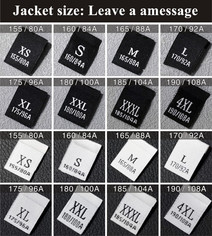 500 komada XXS~7XL crni i bijeli damast velike gustoće Oznake s brojevima veličine Izrežite i presavijte izvezenu odjeću Culotte naljepnice za njegu