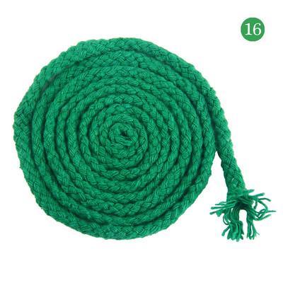 20 meetrit/partii 5 mm puuvillased köied Käsitöö dekoratiivne keerdniit DIY käsitsi valmistatud käsitöötarvikud kodukaunistuse nööride hulgimüük