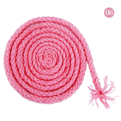 20 meetrit/partii 5 mm puuvillased köied Käsitöö dekoratiivne keerdniit DIY käsitsi valmistatud käsitöötarvikud kodukaunistuse nööride hulgimüük