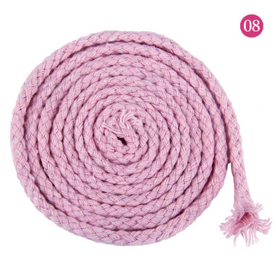 20 meetrit/partii 5 mm puuvillased köied Käsitöö dekoratiivne keerdniit DIY käsitsi valmistatud käsitöötarvikud kodukaunistuse nööride hulgimüük