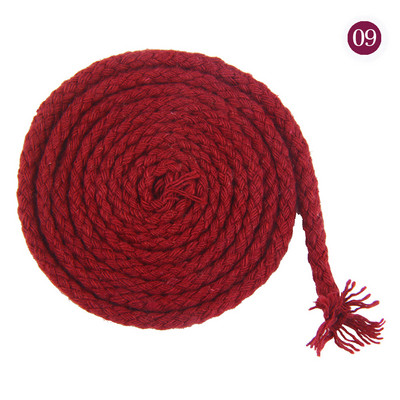 20 meetrit/partii 5 mm puuvillased köied Käsitöö dekoratiivne keerdniit DIY käsitsi valmistatud käsitöötarvikud kodukaunistuse nööride hulgimüük