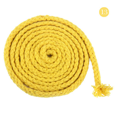 20 meetrit/partii 5 mm puuvillased köied Käsitöö dekoratiivne keerdniit DIY käsitsi valmistatud käsitöötarvikud kodukaunistuse nööride hulgimüük
