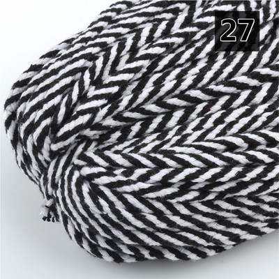 20 meetrit/partii 5 mm puuvillased köied Käsitöö dekoratiivne keerdniit DIY käsitsi valmistatud käsitöötarvikud kodukaunistuse nööride hulgimüük