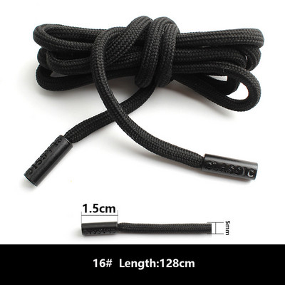 1vnt Sportiniai kelnaitės Virvelė Vyriškos Moteriškos Sportinės Kelnės Megbtuvai Dekoracijos Priedai Virvė DIY Apvali Juoda Virvė