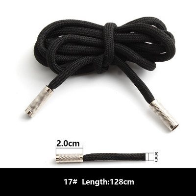 1vnt Sportiniai kelnaitės Virvelė Vyriškos Moteriškos Sportinės Kelnės Megbtuvai Dekoracijos Priedai Virvė DIY Apvali Juoda Virvė