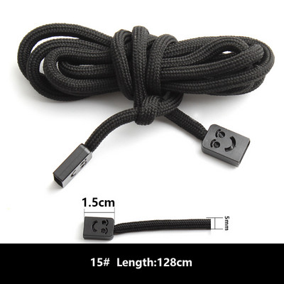 1vnt Sportiniai kelnaitės Virvelė Vyriškos Moteriškos Sportinės Kelnės Megbtuvai Dekoracijos Priedai Virvė DIY Apvali Juoda Virvė