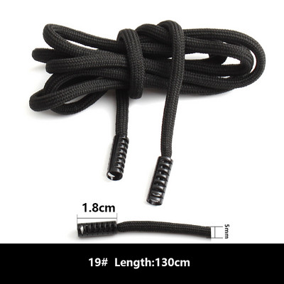 1vnt Sportiniai kelnaitės Virvelė Vyriškos Moteriškos Sportinės Kelnės Megbtuvai Dekoracijos Priedai Virvė DIY Apvali Juoda Virvė