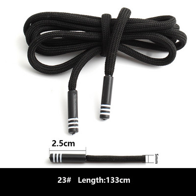 1vnt Sportiniai kelnaitės Virvelė Vyriškos Moteriškos Sportinės Kelnės Megbtuvai Dekoracijos Priedai Virvė DIY Apvali Juoda Virvė