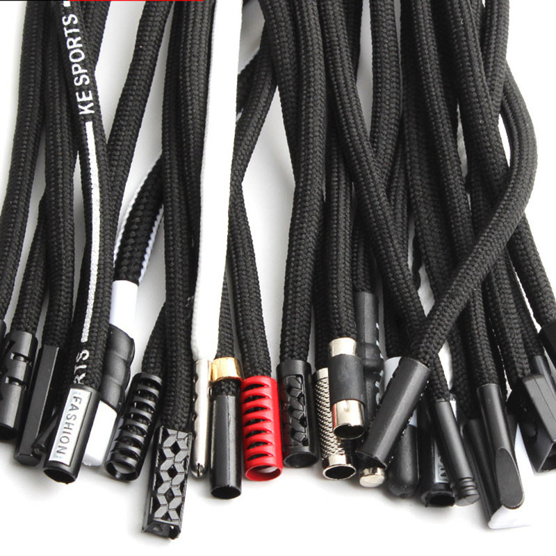 1vnt Sportiniai kelnaitės Virvelė Vyriškos Moteriškos Sportinės Kelnės Megbtuvai Dekoracijos Priedai Virvė DIY Apvali Juoda Virvė